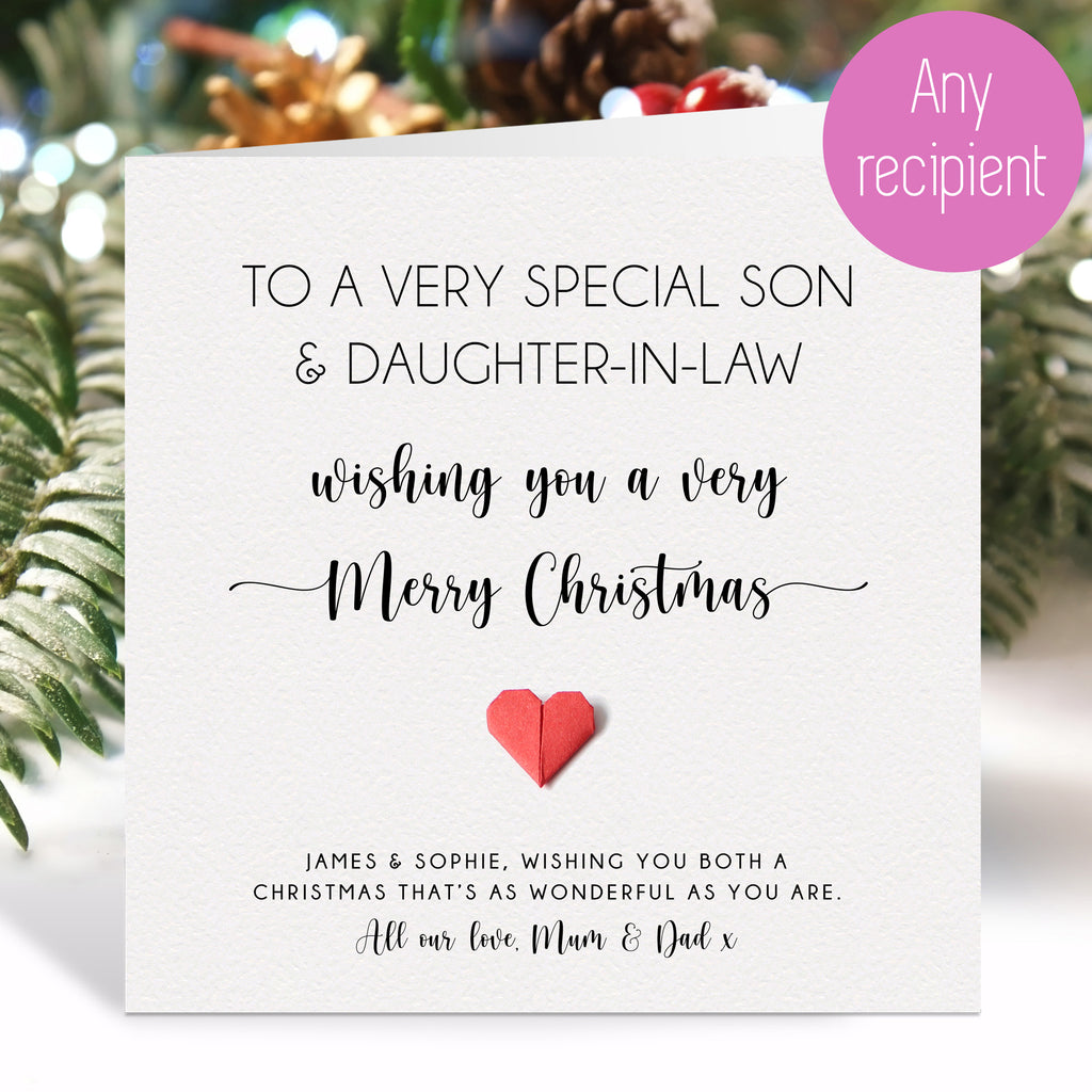 Personalised Christmas Card For Any Recipient