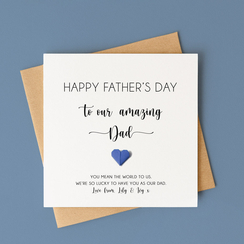 Personalised Father's Day Card