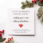 Personalised Christmas Card For Wife, Husband, Partner