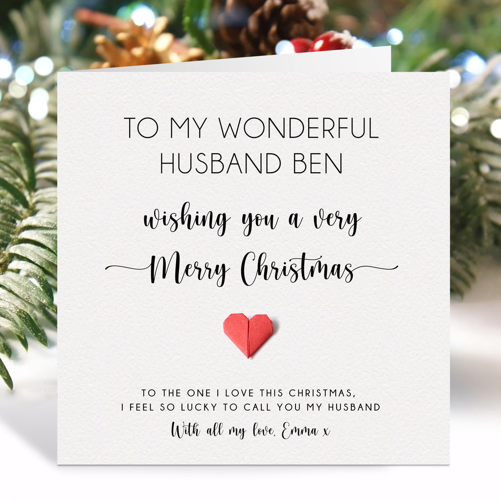 Personalised Christmas Card For Any Recipient